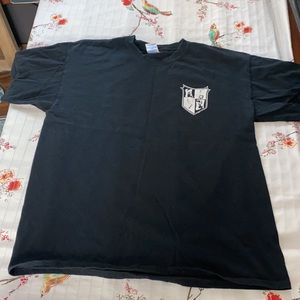 Ryzart Never Again Men’s Large Black T-Shirt